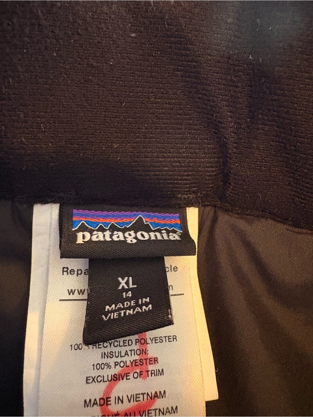 Patagonia Worn Wear Girl’s Black Ski Pants - Picture 5 of 6